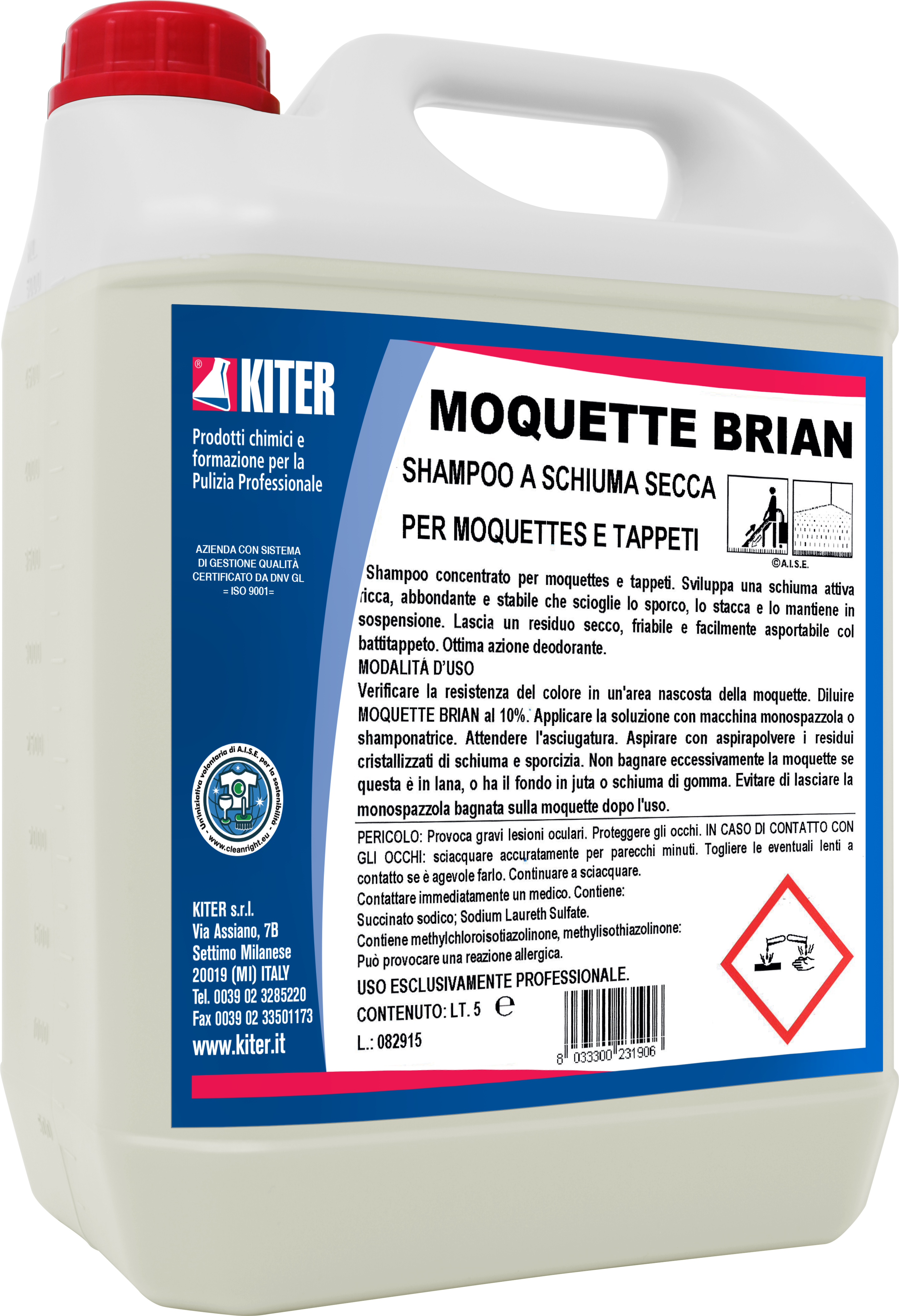 BRIAN MOQUETTE tanica kg. 5