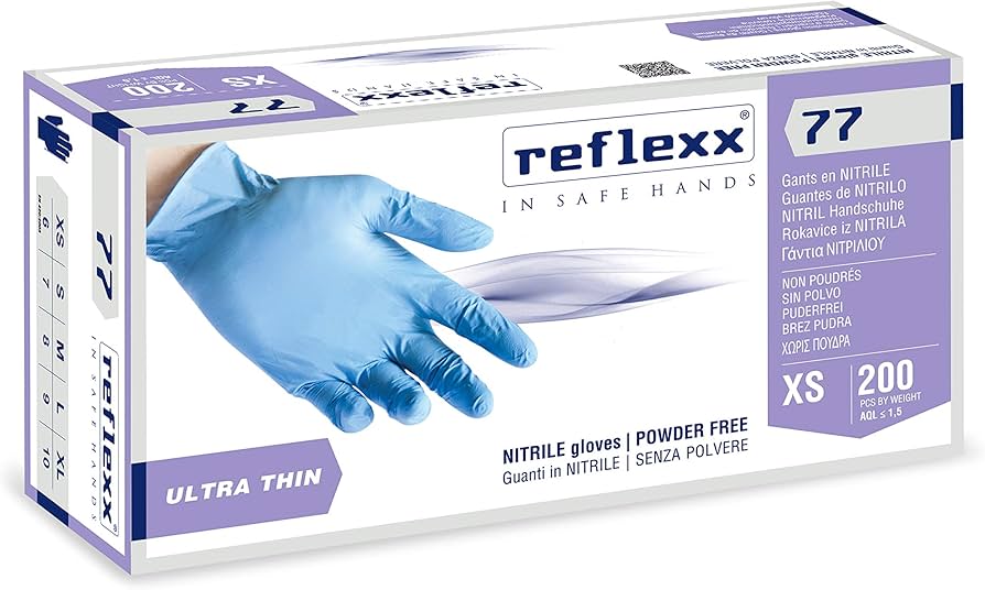 GUANTI USA E GETTA NITRILE POWDER FREE 100PZ.